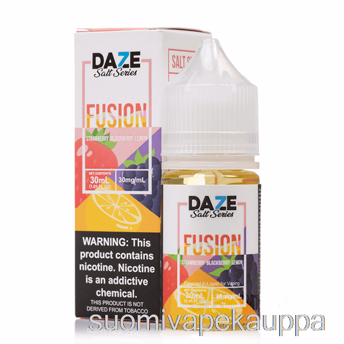 Vape Suomi Mansikka Karhunvatukka Sitruuna - 7 Daze Fuusiosuolaa - 30ml 30mg